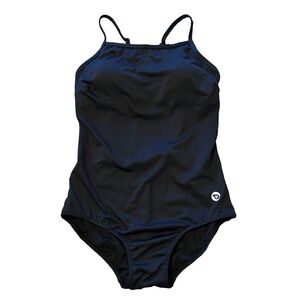 NWT Baleaf Women’s Black One-Piece Swimsuit SPF 50 Athletic Size 36